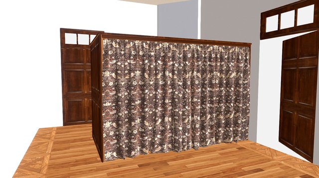 Closet0128 curtains 3D Model