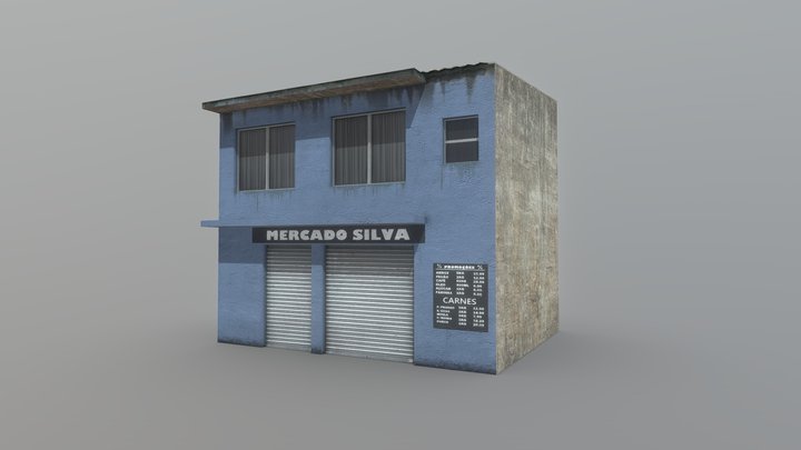 Brazillian_Market01 3D Model