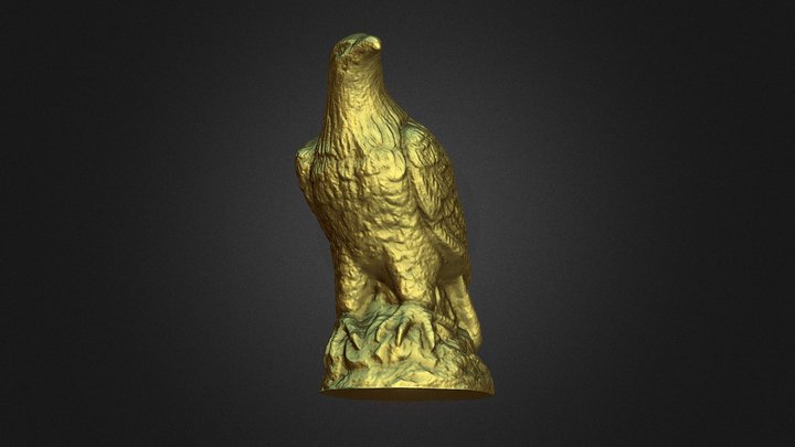 Eagle Statue 3D Model