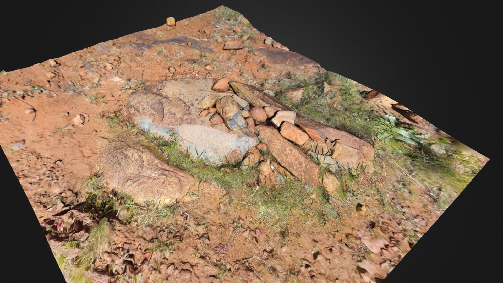 3D model marking stone - This is a 3D model of the marking stone. The 3D model is about map.