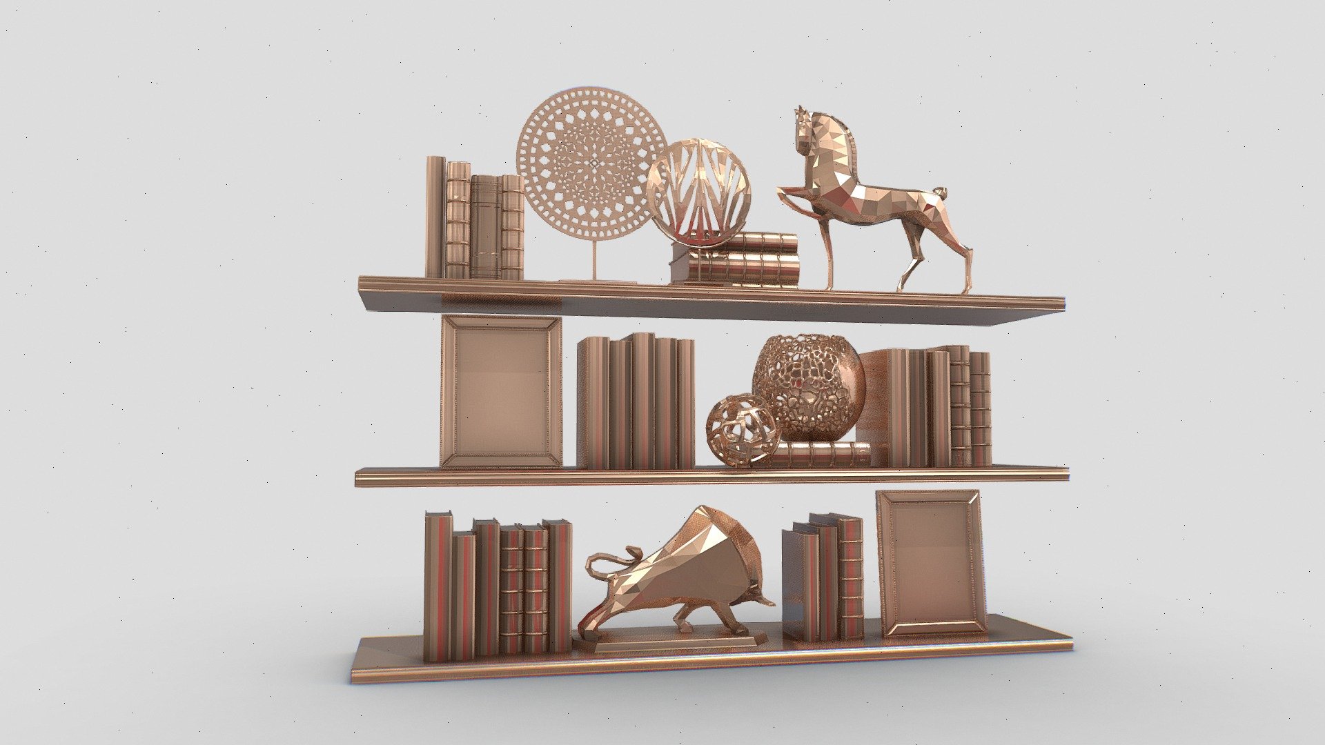 Modern Decorative Ornaments - 3D model by kawa No1 (@jingduqing ...