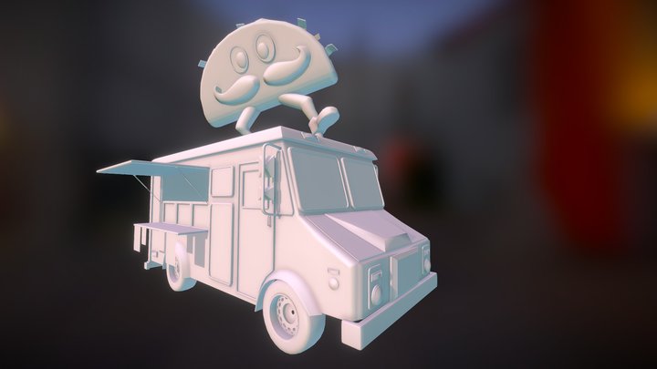 Taco Truck 3D Model