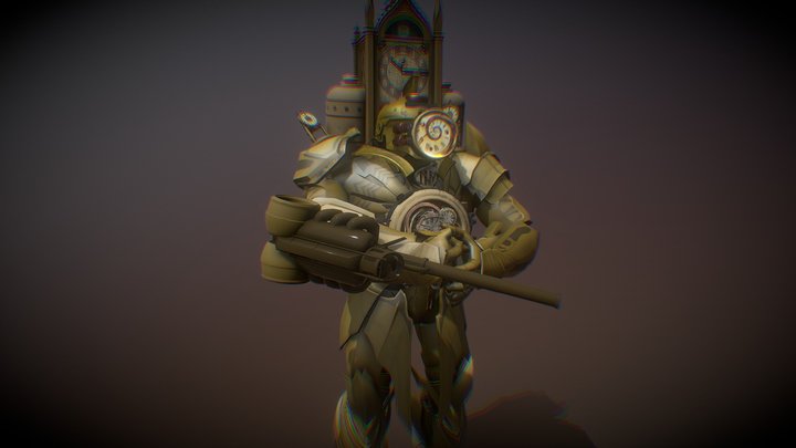 Titan clockman 3D Model