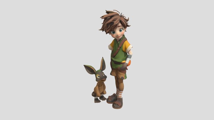 Figura: Album ilustrado de texto e imagen a 3d – Gratis 3D-model STL