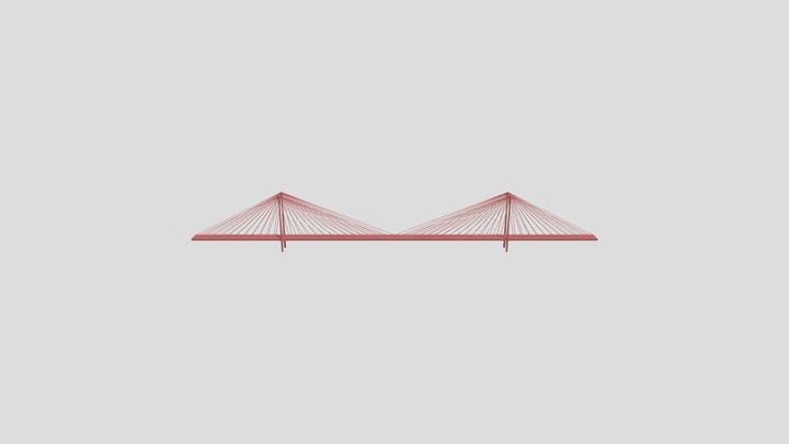 Suspensionbridge700 3D Model