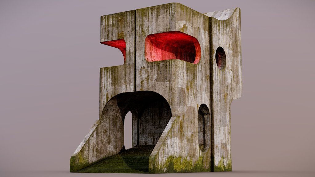 Brutalist building