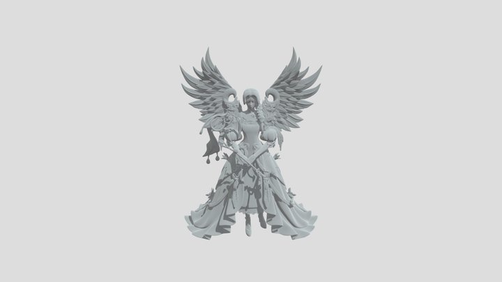 Nocturne Angel 3D Model