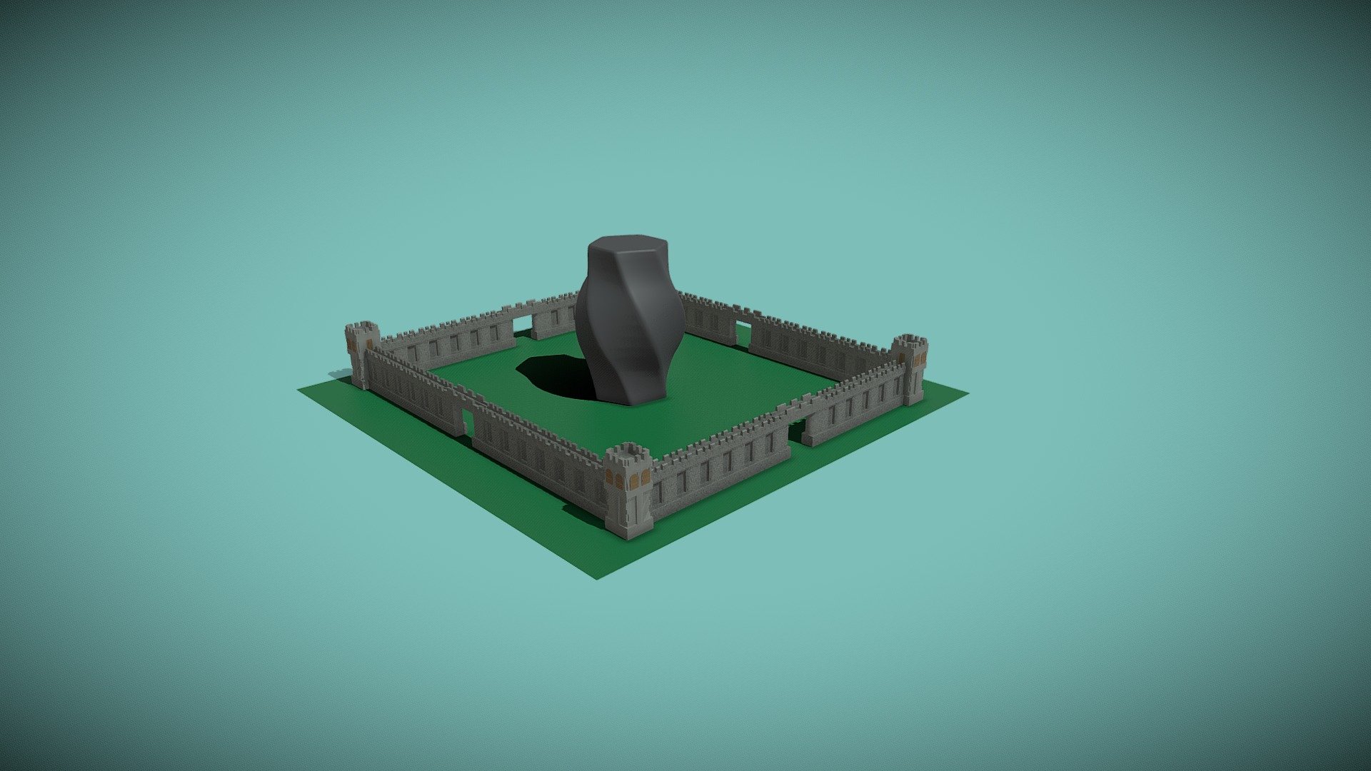 CGT116 Final - Castle (Houdini/Substance Pract)