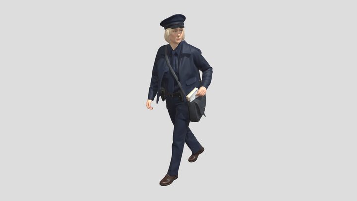 Officer On The Move – Modèle 3D gratuit STL
