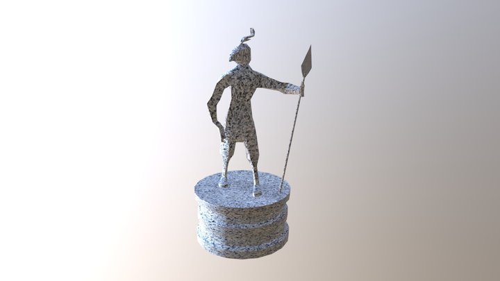 Bird Deity Statue Final Model 3D Model