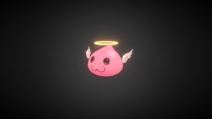 Angeling Poring [Ragnarok Online] 3D Model