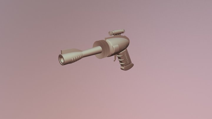 Caussin Jason Space Gun 3D Model