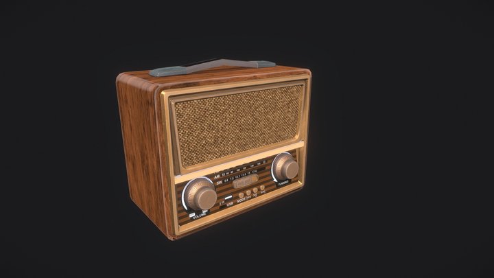 [STUDENT WORK] Radio 3D Model