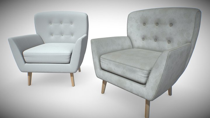 Armchair – Kostenloses 3D-Modell STL