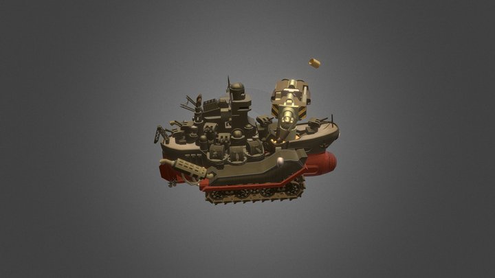 Metal Slug Big Shiee 3D Model