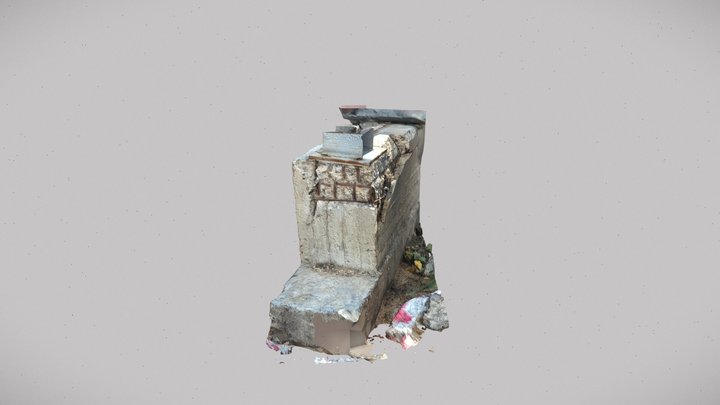 Spalled Beam 3D Model