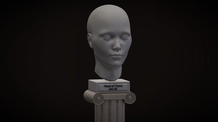 Head of Chase(Rome) 3D Model