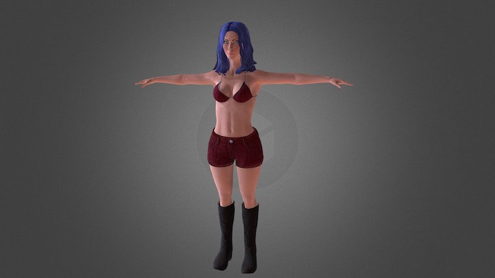 Girl 3D Model