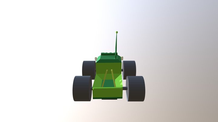 Low poly car 3D Model
