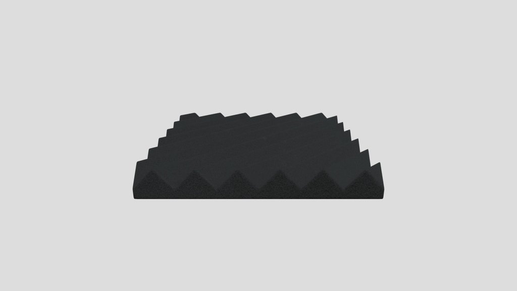 Acoustic Foam Panel Diagonal Indents