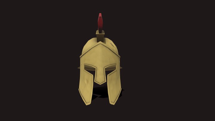 Spartan Helmet 3D Model