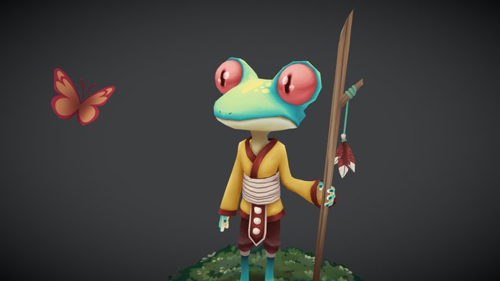 Frog 3D Model