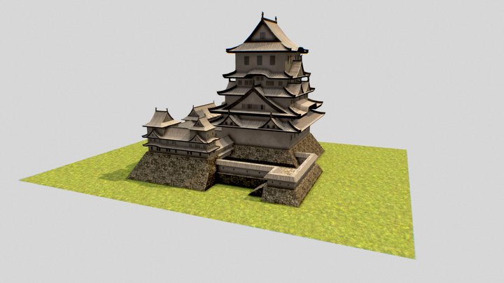 Himeji Castle 3D Model