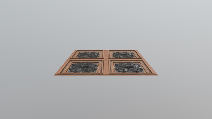 Ornament Panel 3D Model
