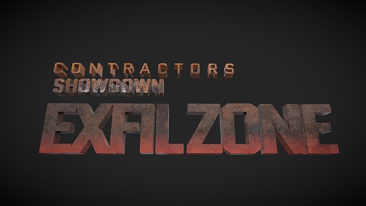 Contractors showdown EXFIL ZONE logo. – Modello 3D gratuito STL
