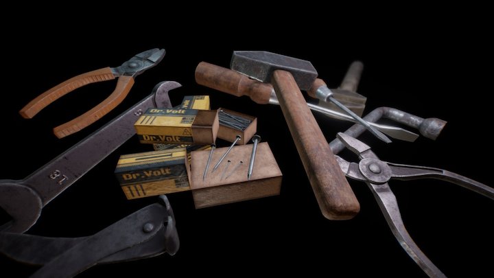 Working tools 3D Model