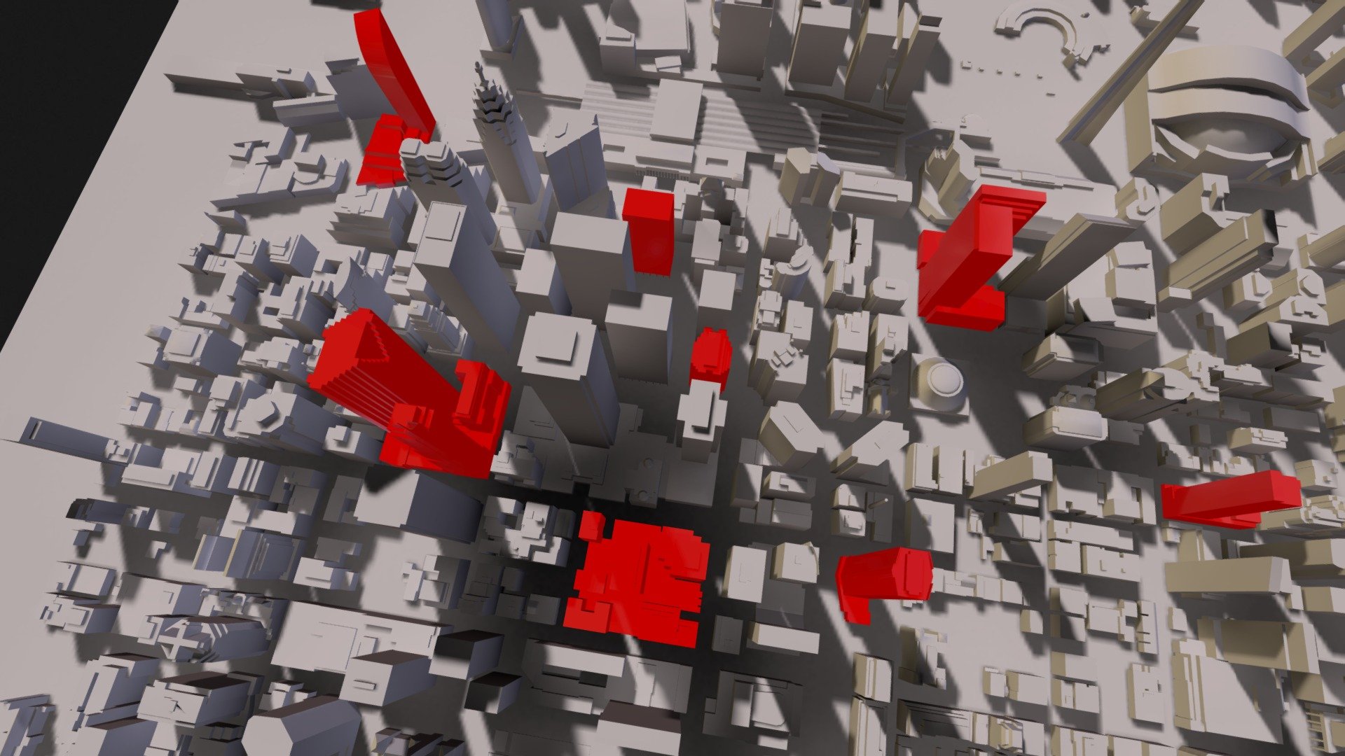 City Scene Demo - 3D model by joesellors14 [b8c376b] - Sketchfab