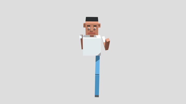 Lester Falling 3D Model
