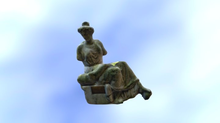 Statue in Garden of WAWP 3D Model