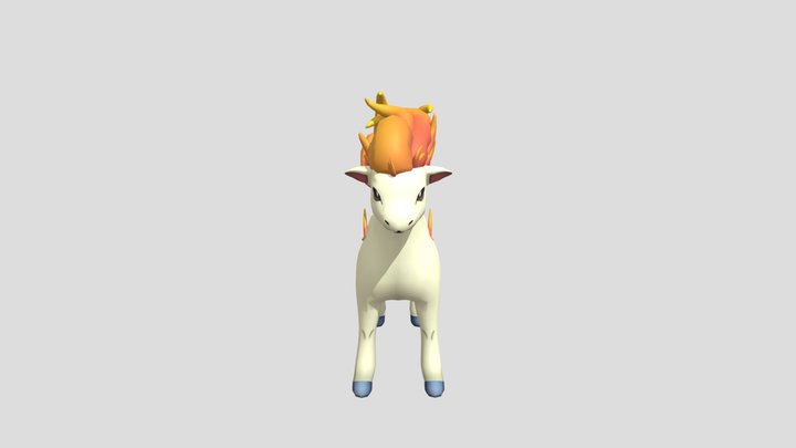 Ponyta - Pokemon 3D Model