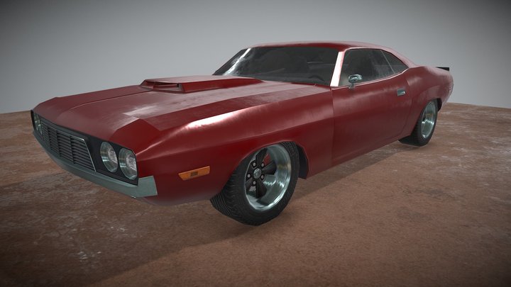 Dodge Callenger 3D Model