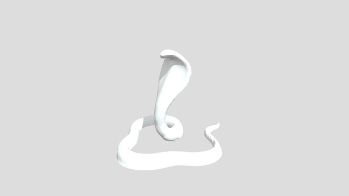 Cobra Snake. 3D Model