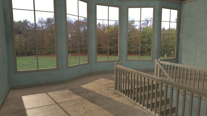 Abandoned Room Interior (Style 2 of 4) – Modelo 3D gratuito STL