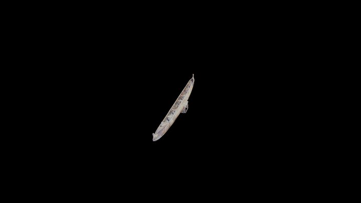 Prince Kuhio Canoe 3D Model