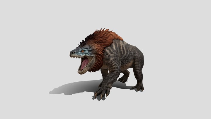 Monster dragon 3d model free