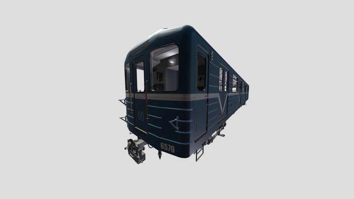 81-501 метро 3D Model