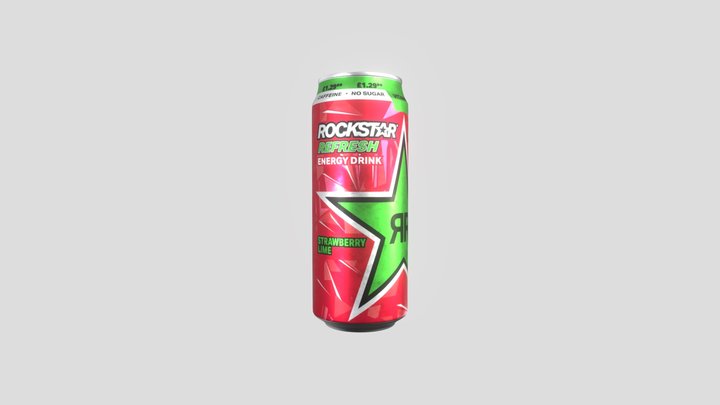 Energy Drink Can 3D Model