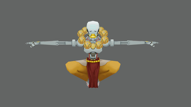 Zenyatta 3D Model