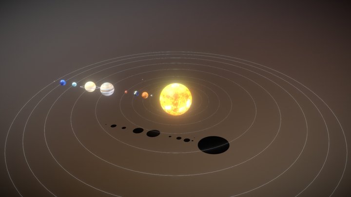 solar_system_animation 3D Model