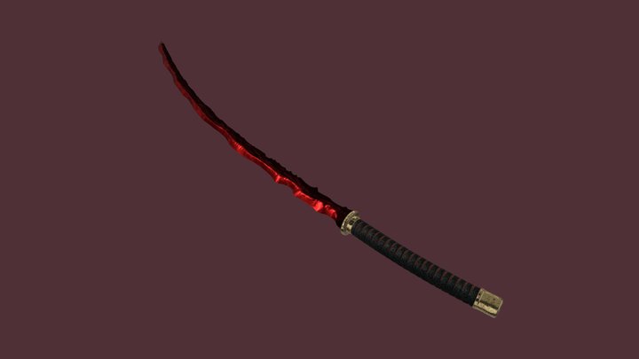 RIVERS OF BLOOD - ELDEN RING WEAPON 3D Model
