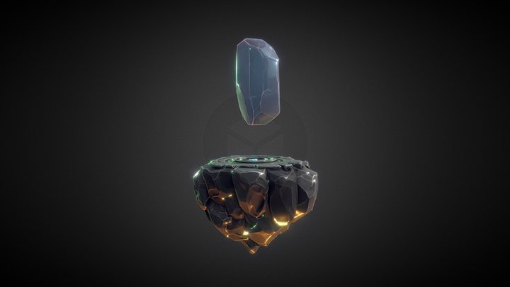 Fantasy Rock 3D Model