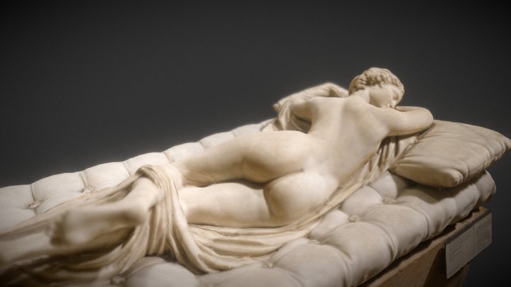 Sleeping Hermaphroditos / Hermaphrodite Endormi 3D Model