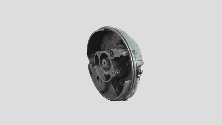 silver engine casing银色发动机外壳 – Kostenloses 3D-Modell STL