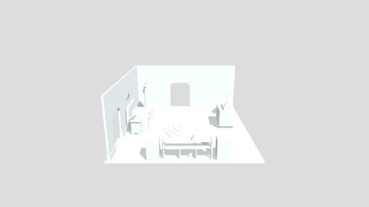 Simpson's living Room 3D Model