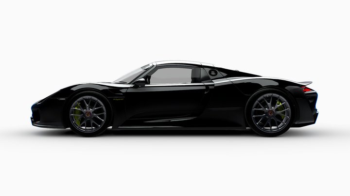 Porsche 918 Spyder 2015 3D Model