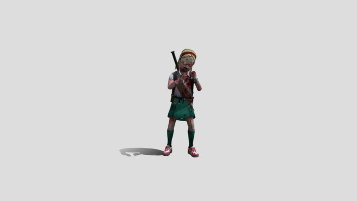 624230008 Girlscout T Masuyama Walking Backwards